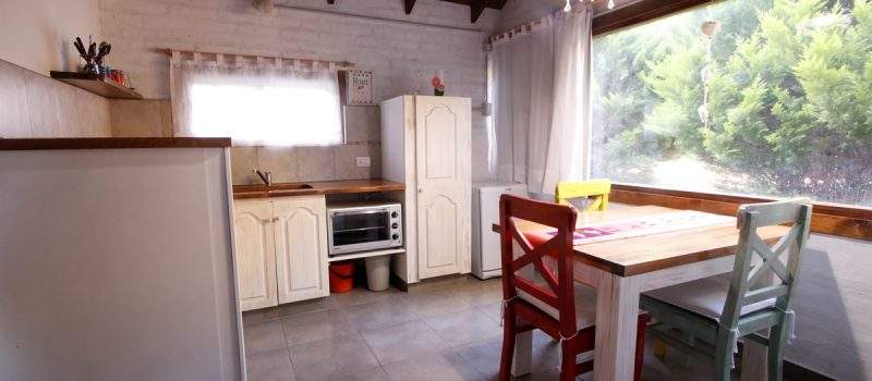 Heladera Cocina Comedor Cabana El Refugio En Pehuen Co Buenos Aires